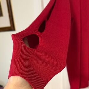 89th & Madison Vibrant Red Women's Cardigan